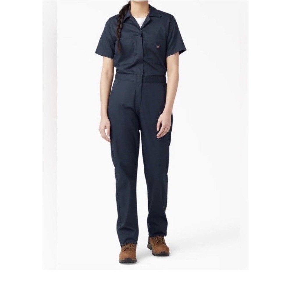 Dickies Short Sleeve Utility Work Coveralls/Jumpsuit Goth Punk Utilitarian Lg